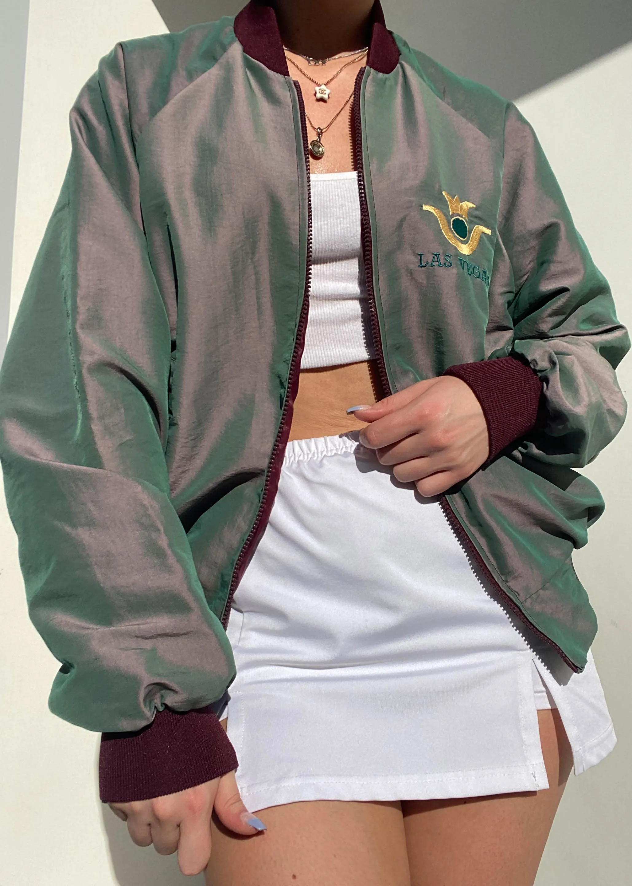 90's Iridescent Las Vegas Jacket (S-M)