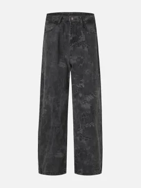 Aelfric Eden Snake Pattern Loose Jeans