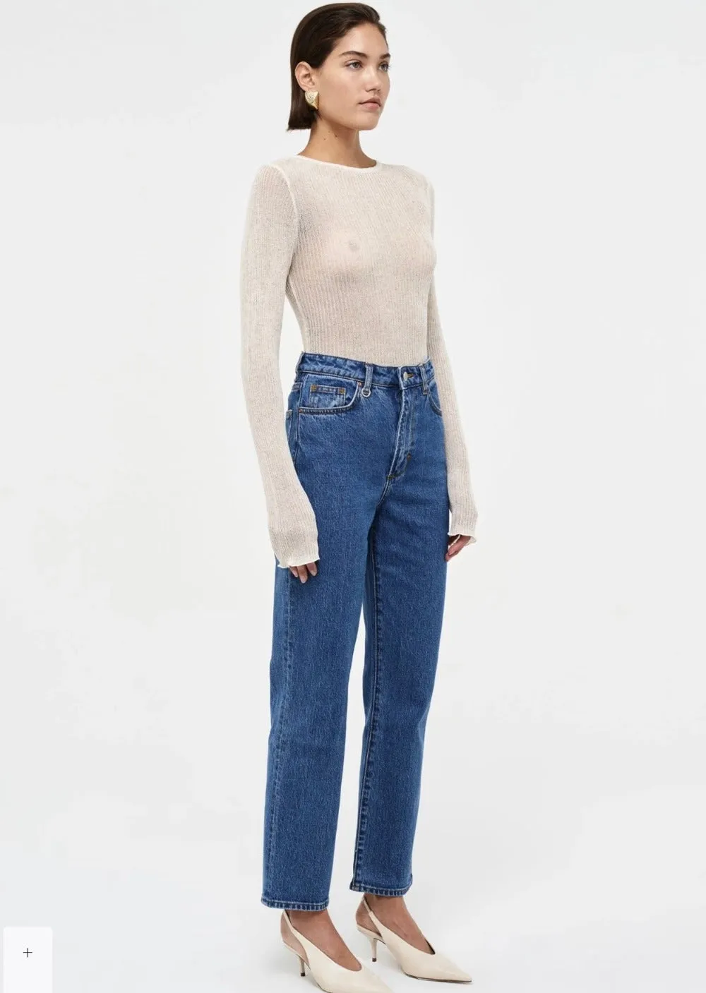 Atlas Knit Top Coconut