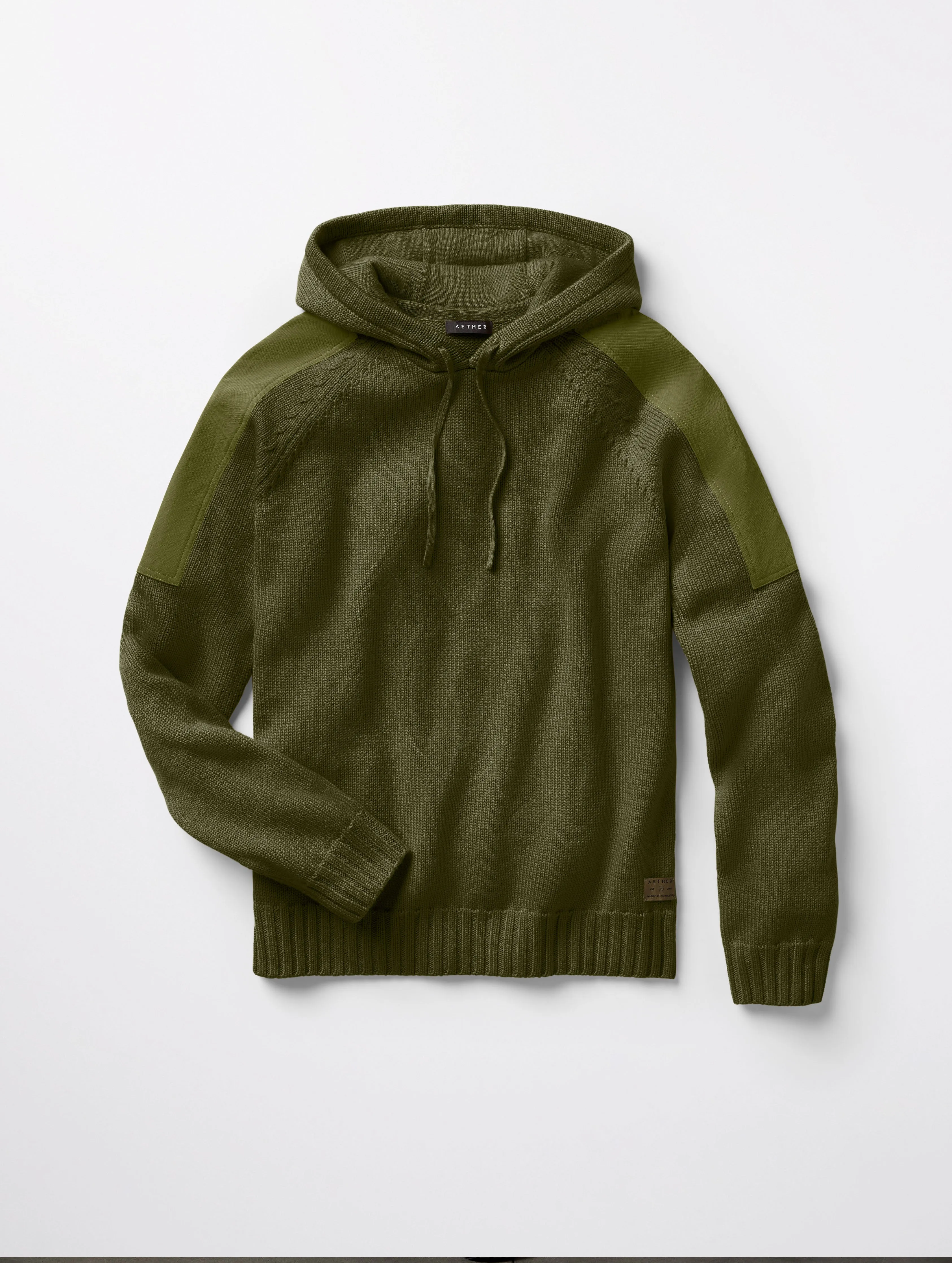 Benson Hooded Sweater - Command Green