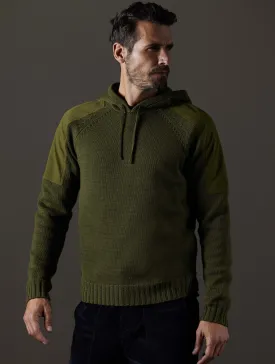 Benson Hooded Sweater - Command Green