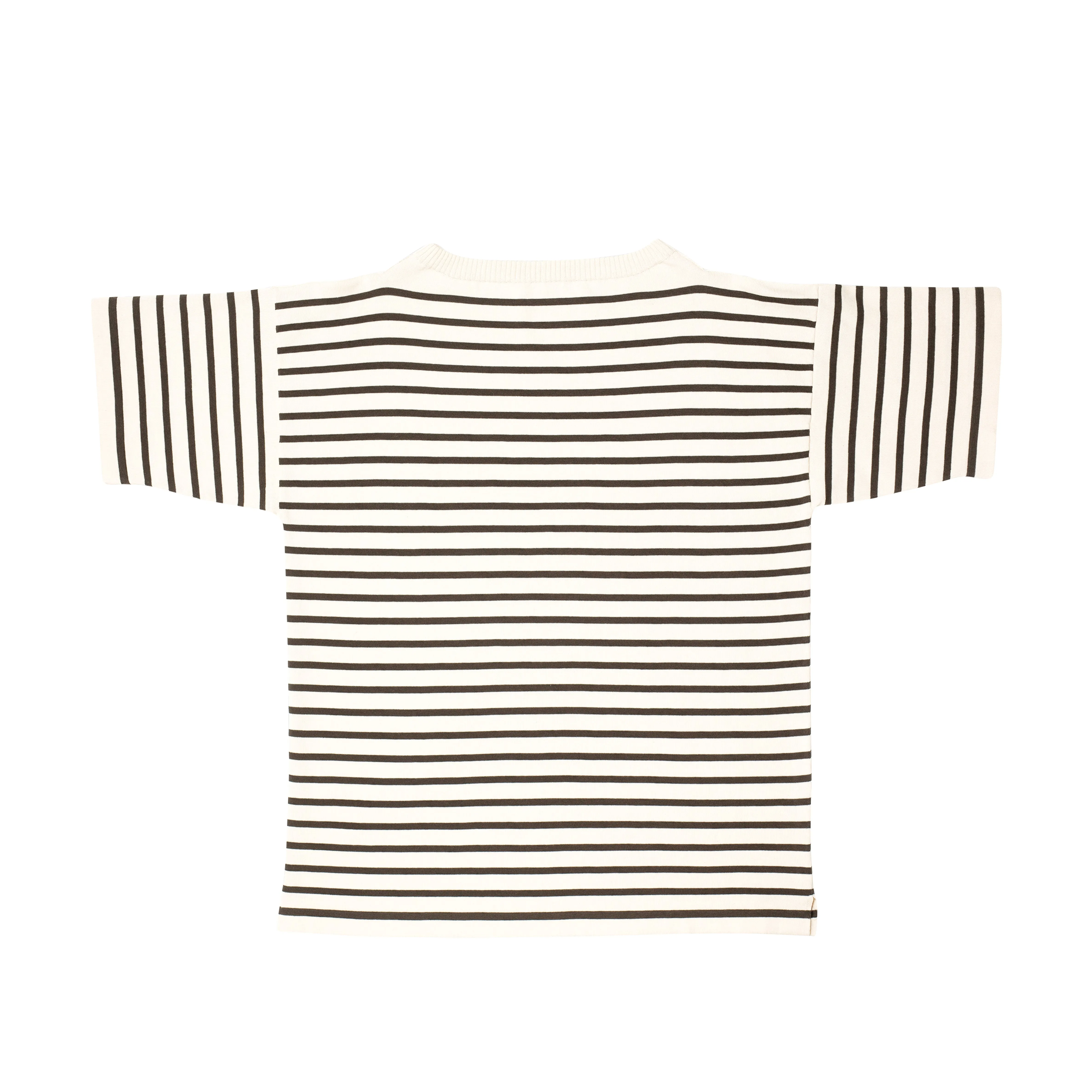 Boatsman Short Raw Cotton/Hunting Green Stripe