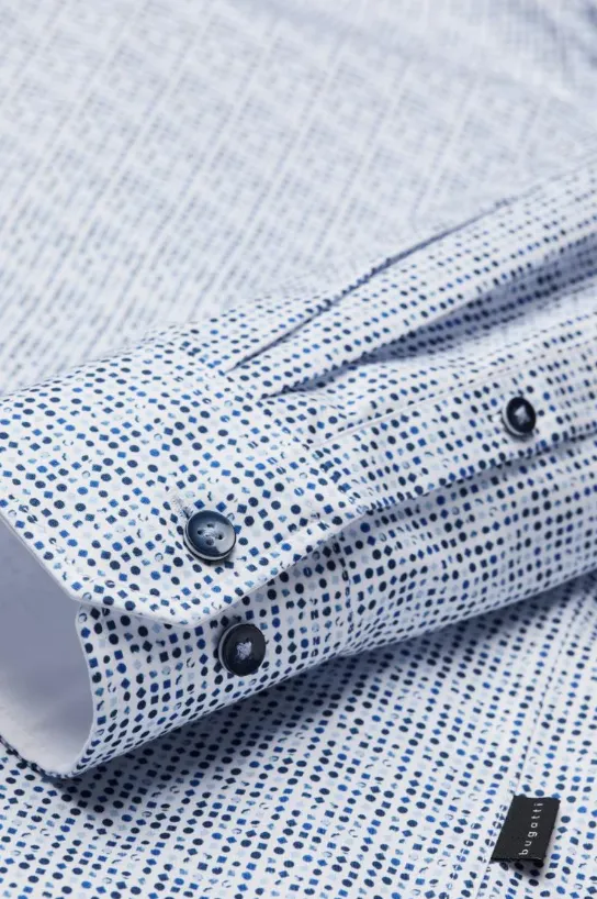 Bugatti - Blue print shirt