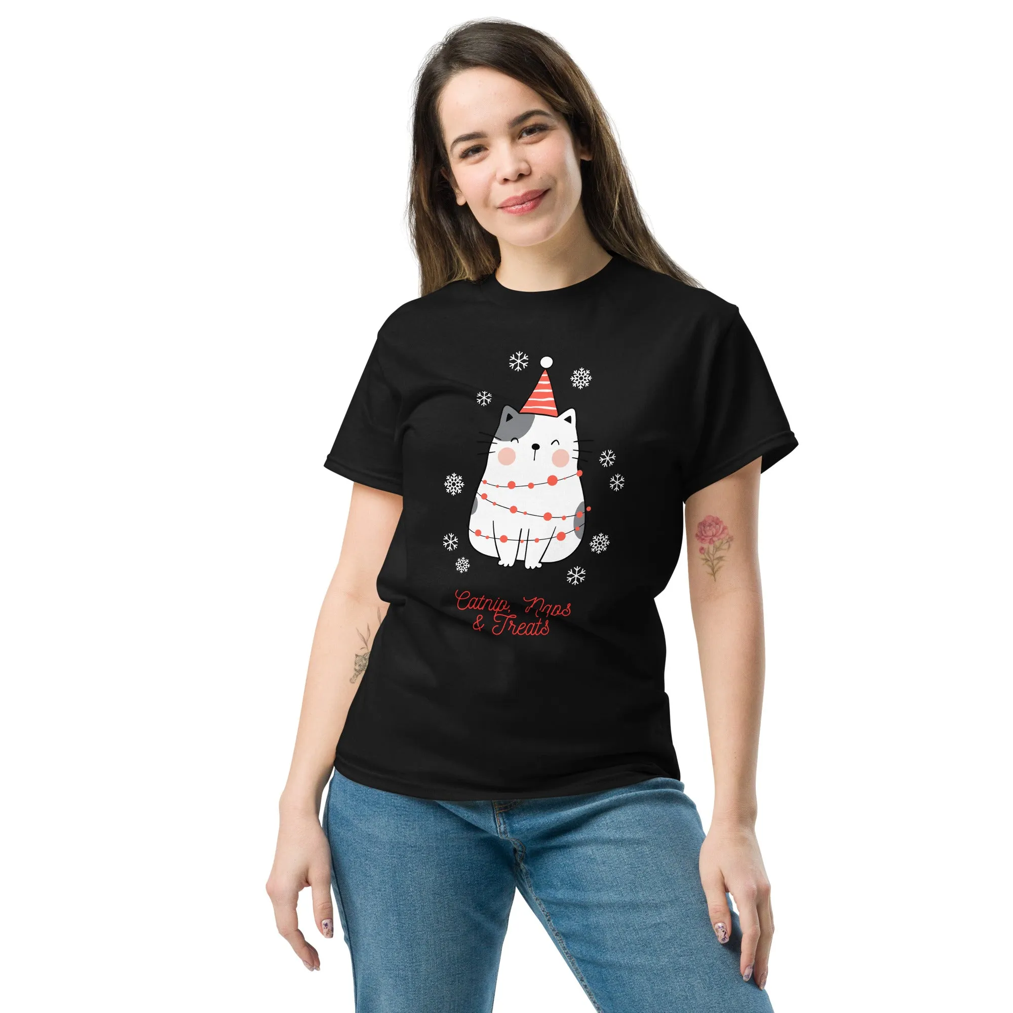 Catnip, Naps & Treats - Unisex classic t-shirt ~ Sharon Dawn Collection