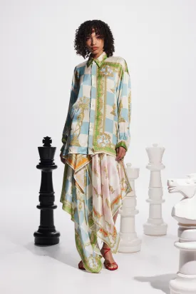 Checkmate Silk Shirt Multi
