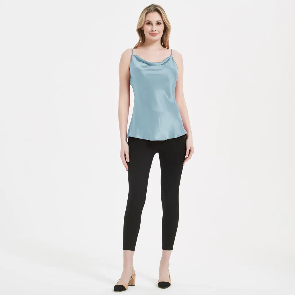Classic Swing Collar Womens Silk Cami Top 22 MM  Silk Camisole Sleeveless Silk Top Blouse