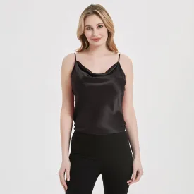 Classic Swing Collar Womens Silk Cami Top 22 MM  Silk Camisole Sleeveless Silk Top Blouse