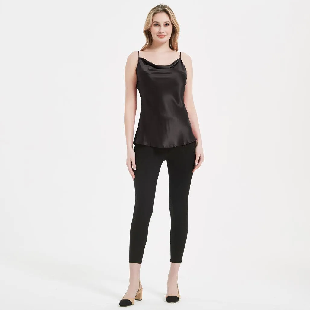 Classic Swing Collar Womens Silk Cami Top 22 MM  Silk Camisole Sleeveless Silk Top Blouse