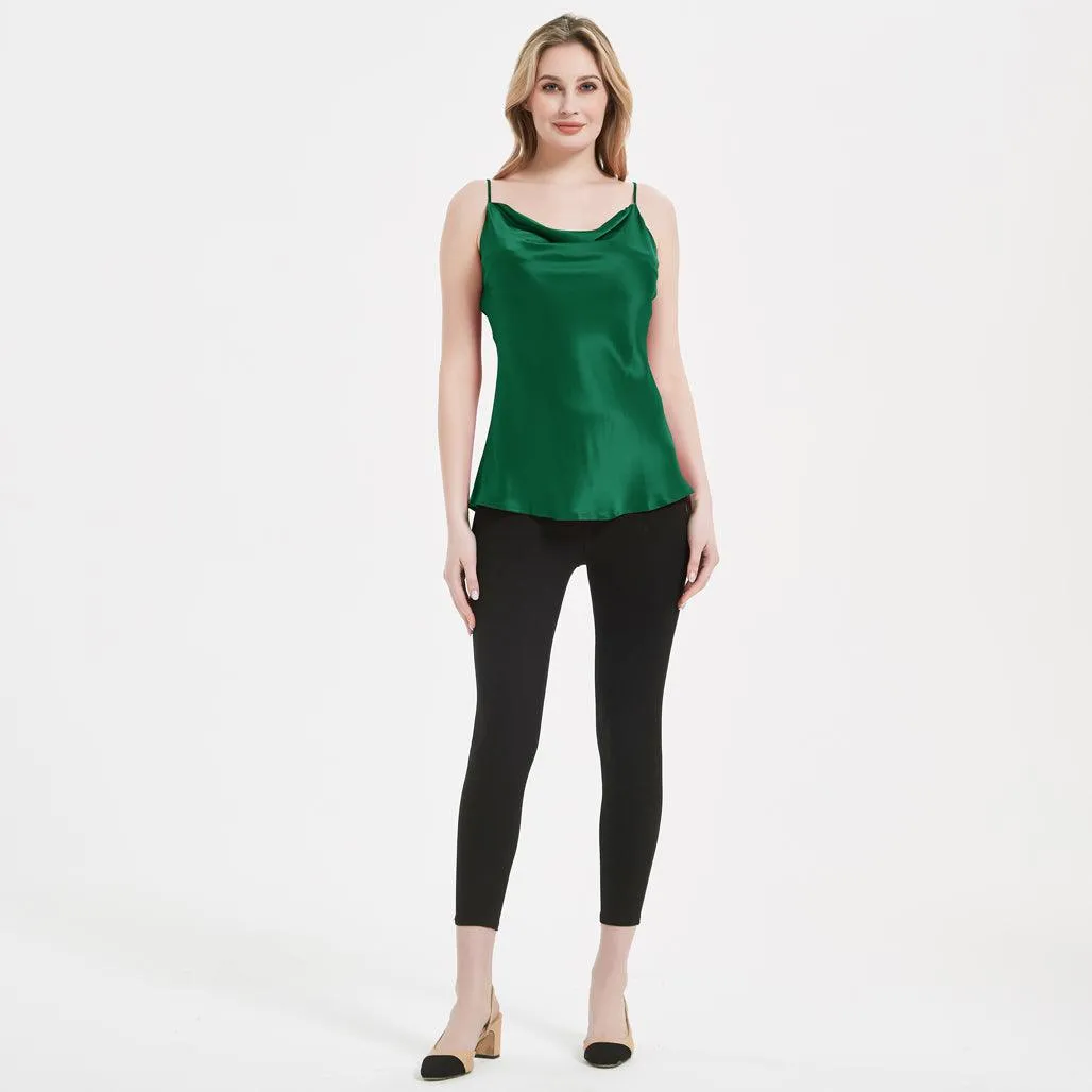 Classic Swing Collar Womens Silk Cami Top 22 MM  Silk Camisole Sleeveless Silk Top Blouse