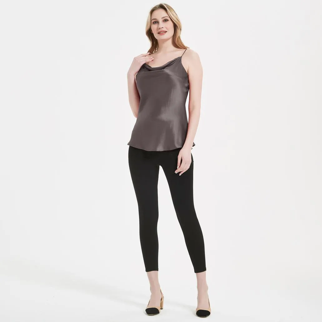 Classic Swing Collar Womens Silk Cami Top 22 MM  Silk Camisole Sleeveless Silk Top Blouse