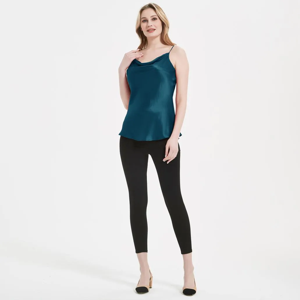 Classic Swing Collar Womens Silk Cami Top 22 MM  Silk Camisole Sleeveless Silk Top Blouse