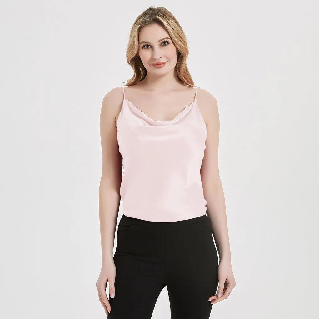 Classic Swing Collar Womens Silk Cami Top 22 MM  Silk Camisole Sleeveless Silk Top Blouse