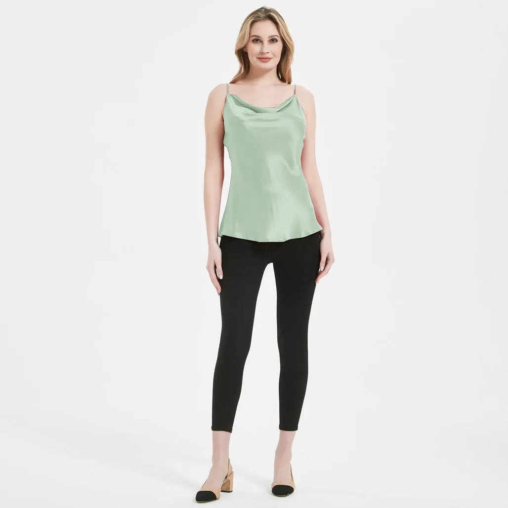 Classic Swing Collar Womens Silk Cami Top 22 MM  Silk Camisole Sleeveless Silk Top Blouse