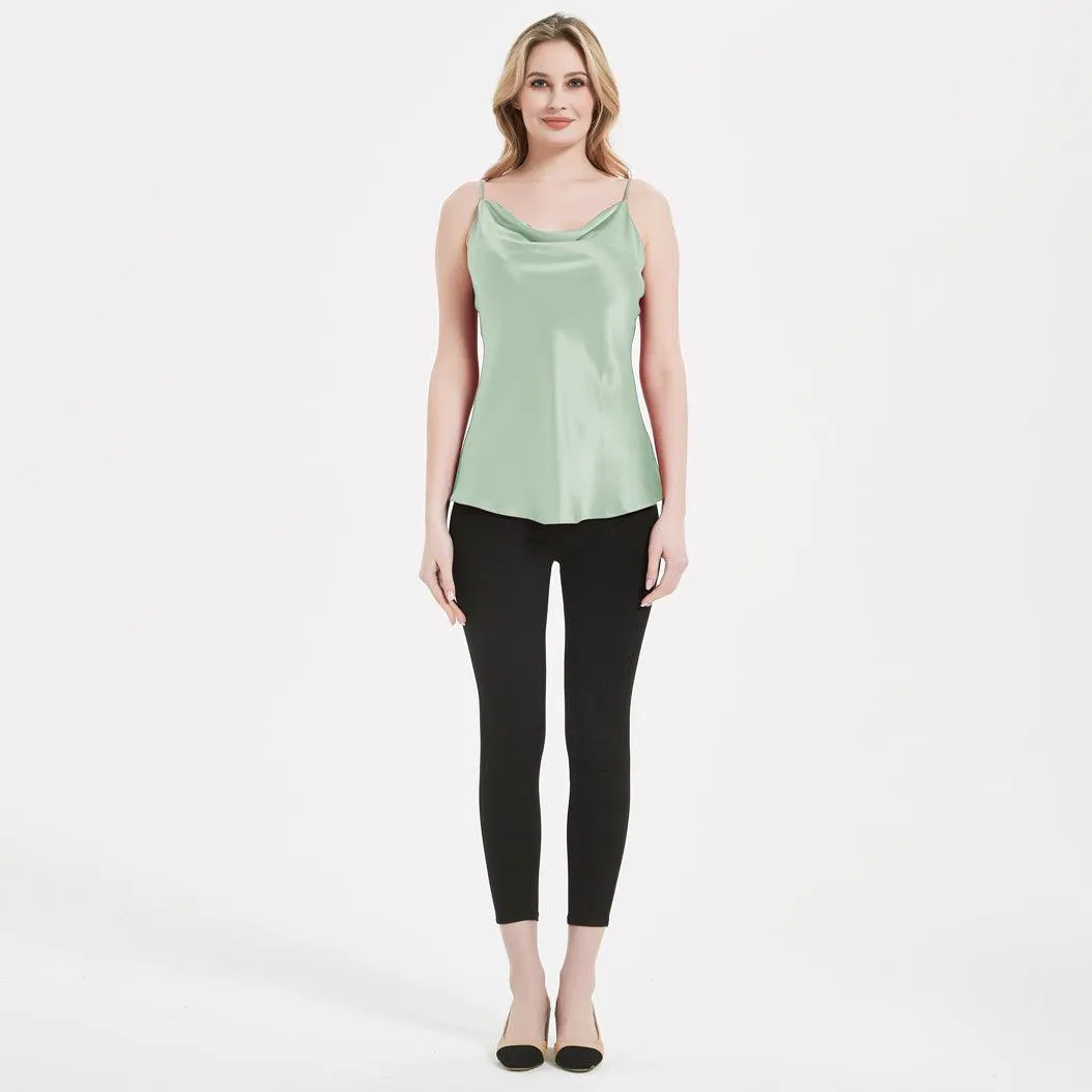 Classic Swing Collar Womens Silk Cami Top 22 MM  Silk Camisole Sleeveless Silk Top Blouse