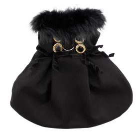 Designer Coat | Fancy Black Wool