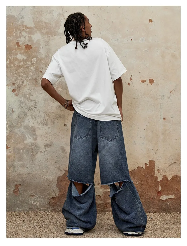 Detachable Loose Casual Jeans