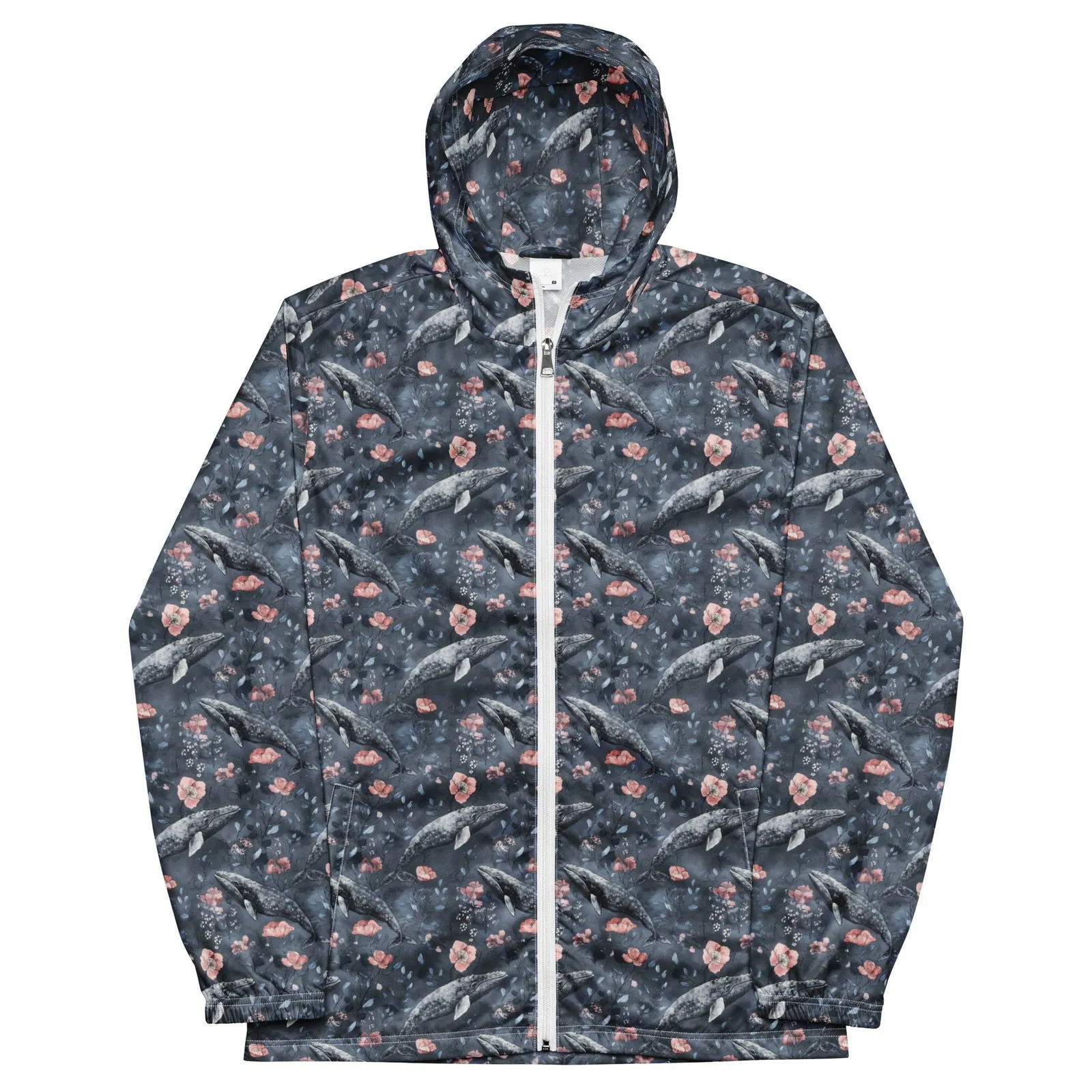 Dusky Gray Whale Men’s windbreaker