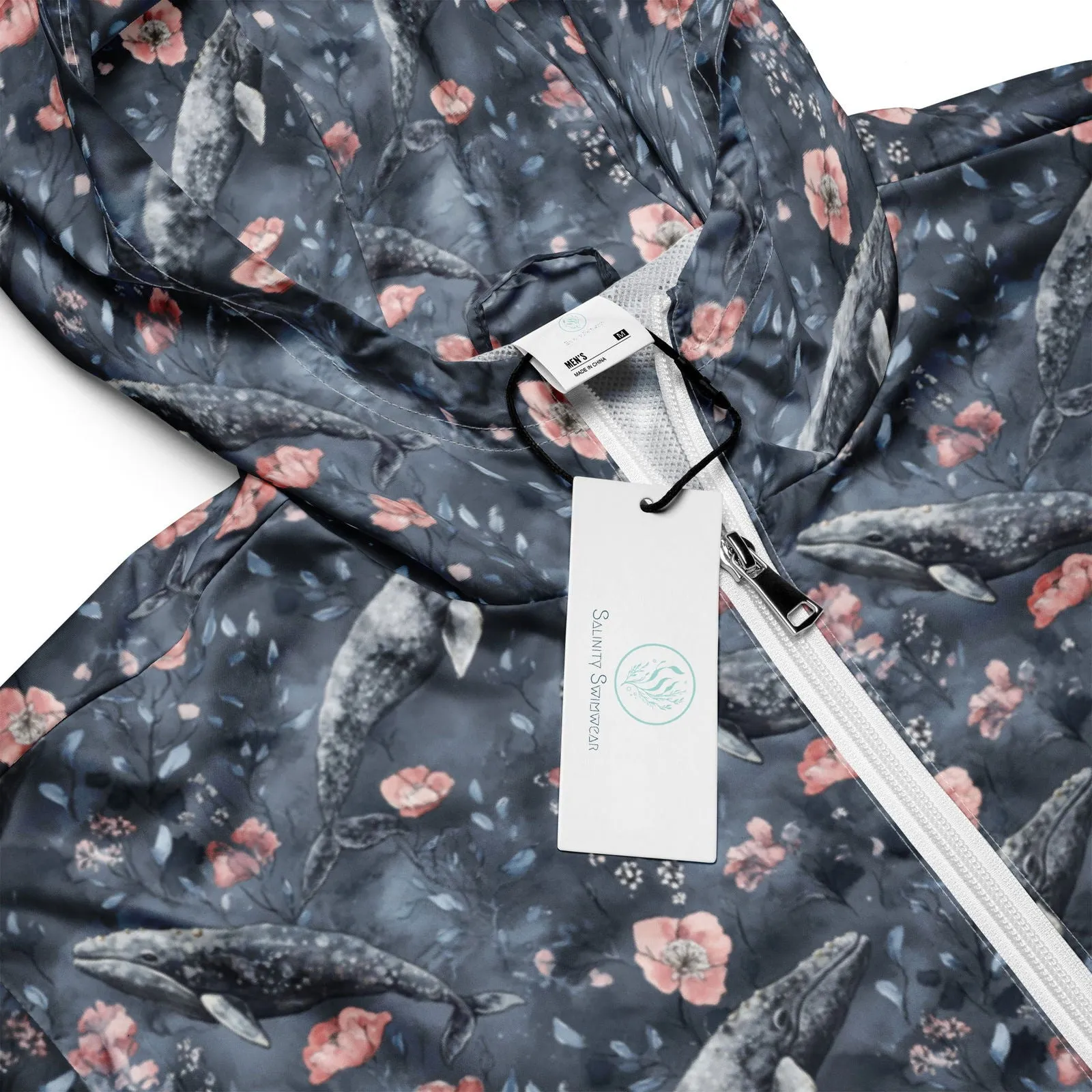 Dusky Gray Whale Men’s windbreaker