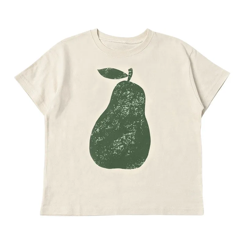 Earthy Summer Just Fruits Cotton Tee
