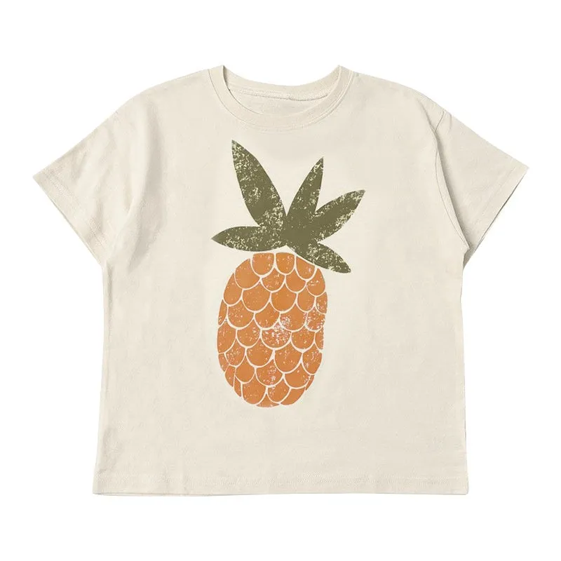 Earthy Summer Just Fruits Cotton Tee