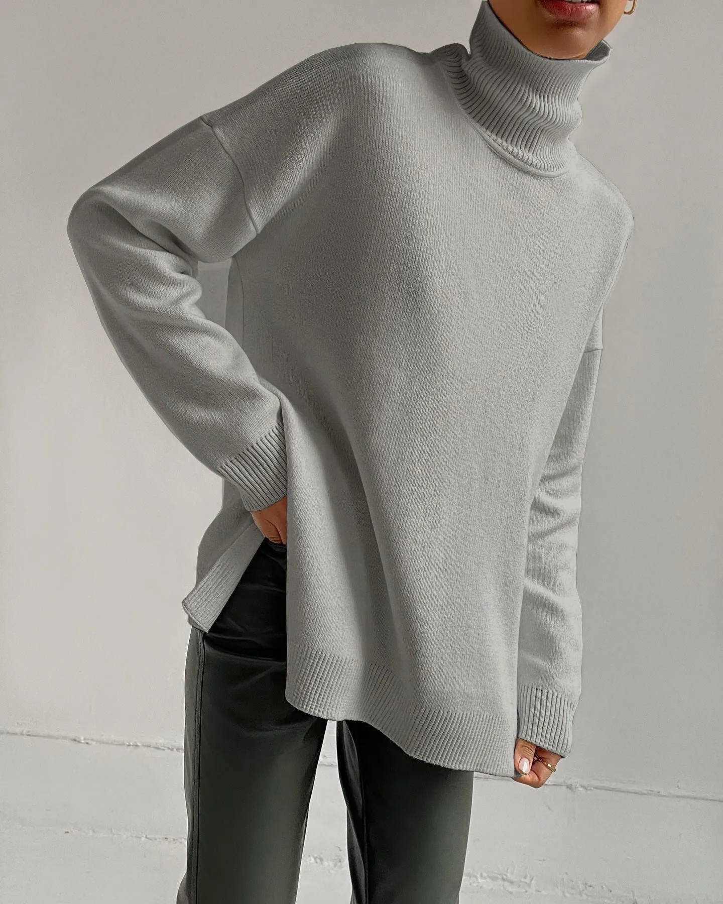 Fashion Loose Turtleneck Sweater