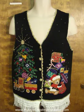 Festive Presents Ugly Christmas Jumper Vest