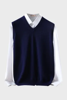 Foxy Merino Wool Sweater Vest