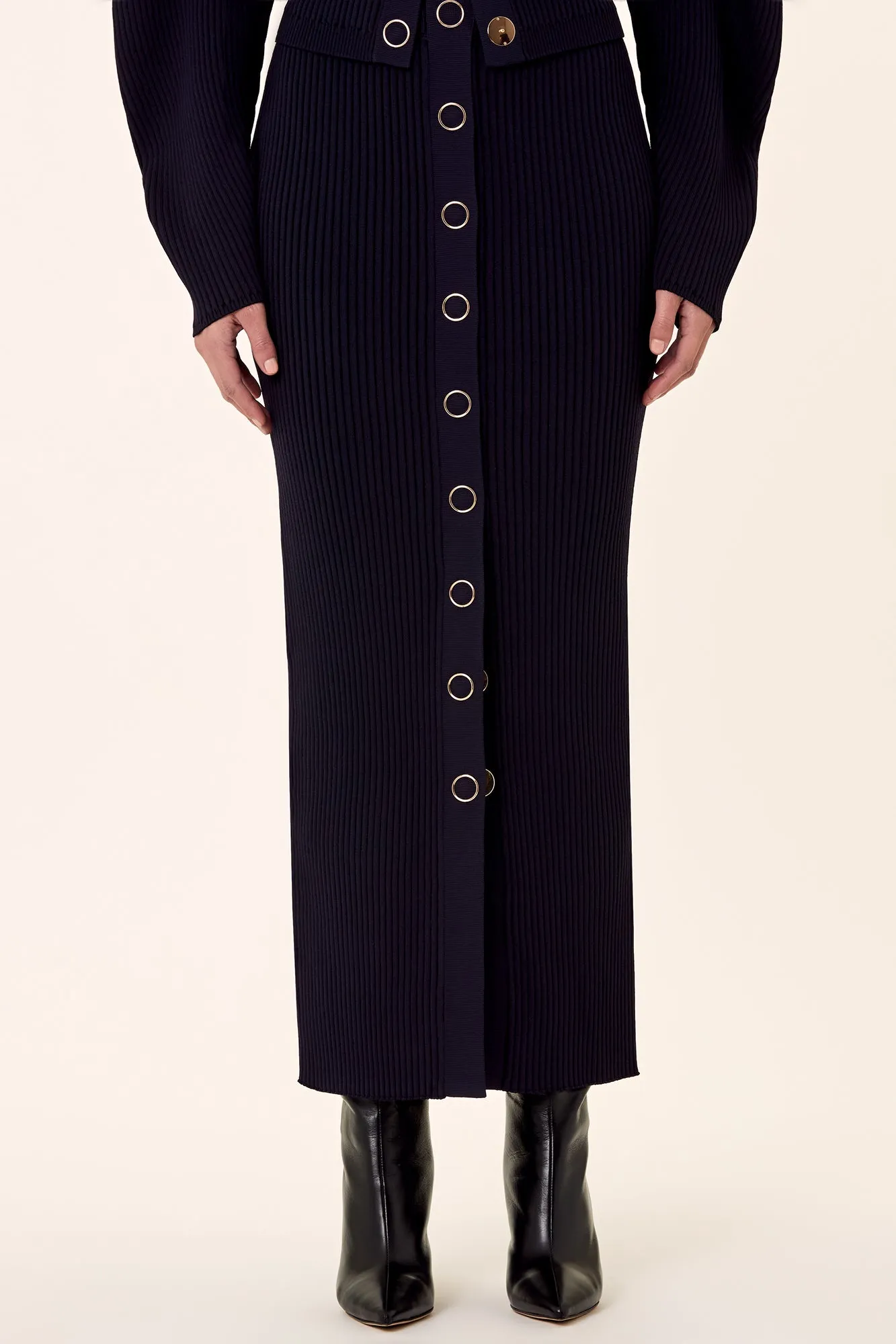 Gianna Knit Skirt - Ink