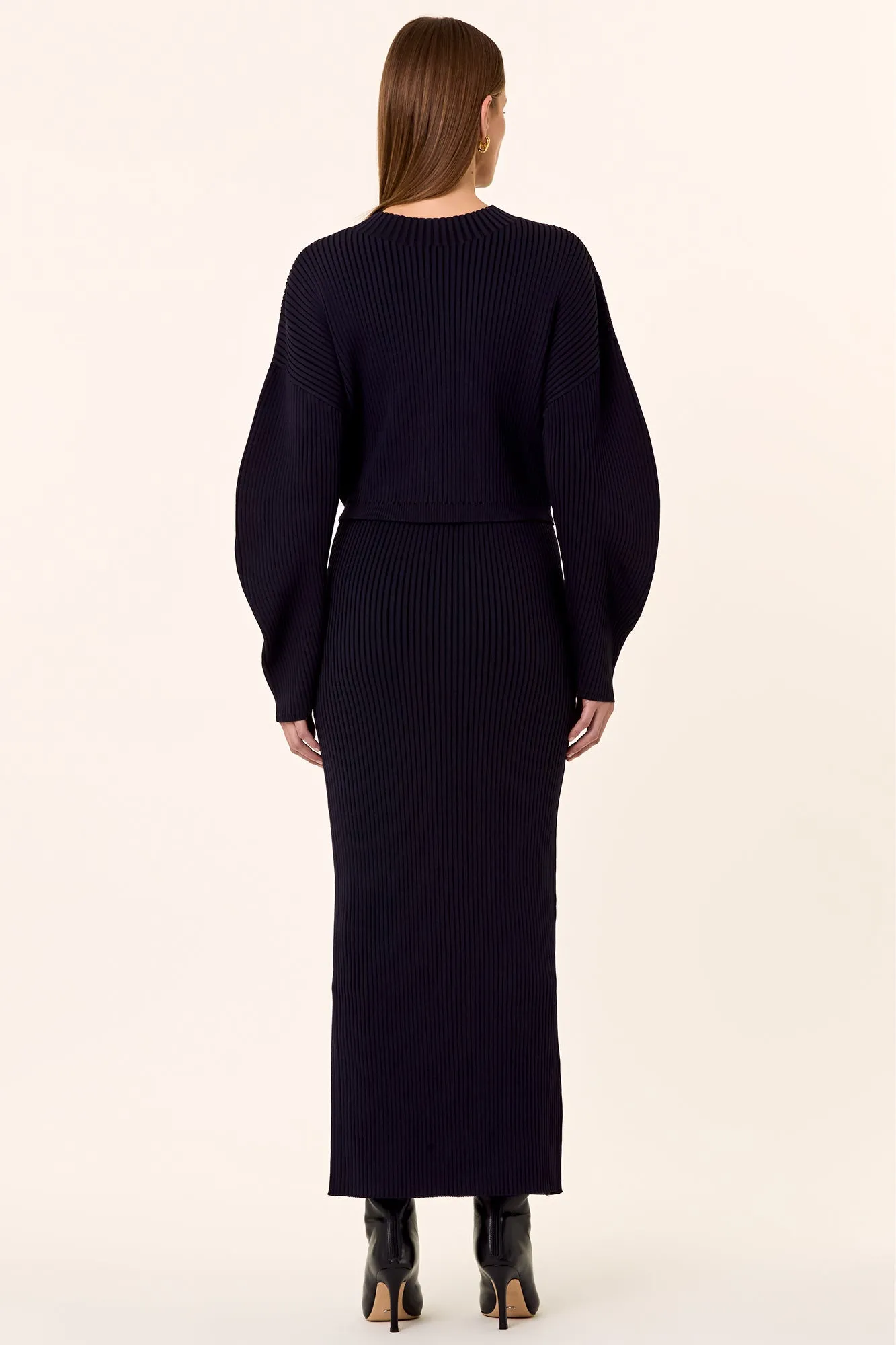 Gianna Knit Skirt - Ink