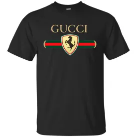 Gucci Ferrari T-shirt Men Cotton T-Shirt
