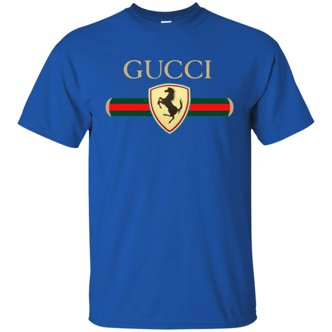 Gucci Ferrari T-shirt Men Cotton T-Shirt