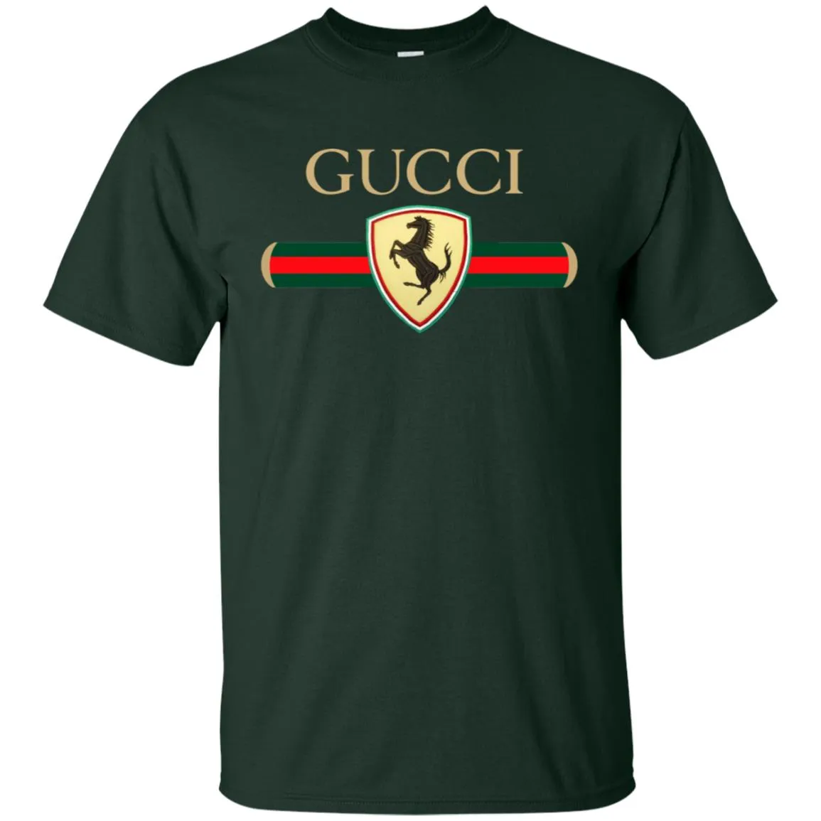 Gucci Ferrari T-shirt Men Cotton T-Shirt