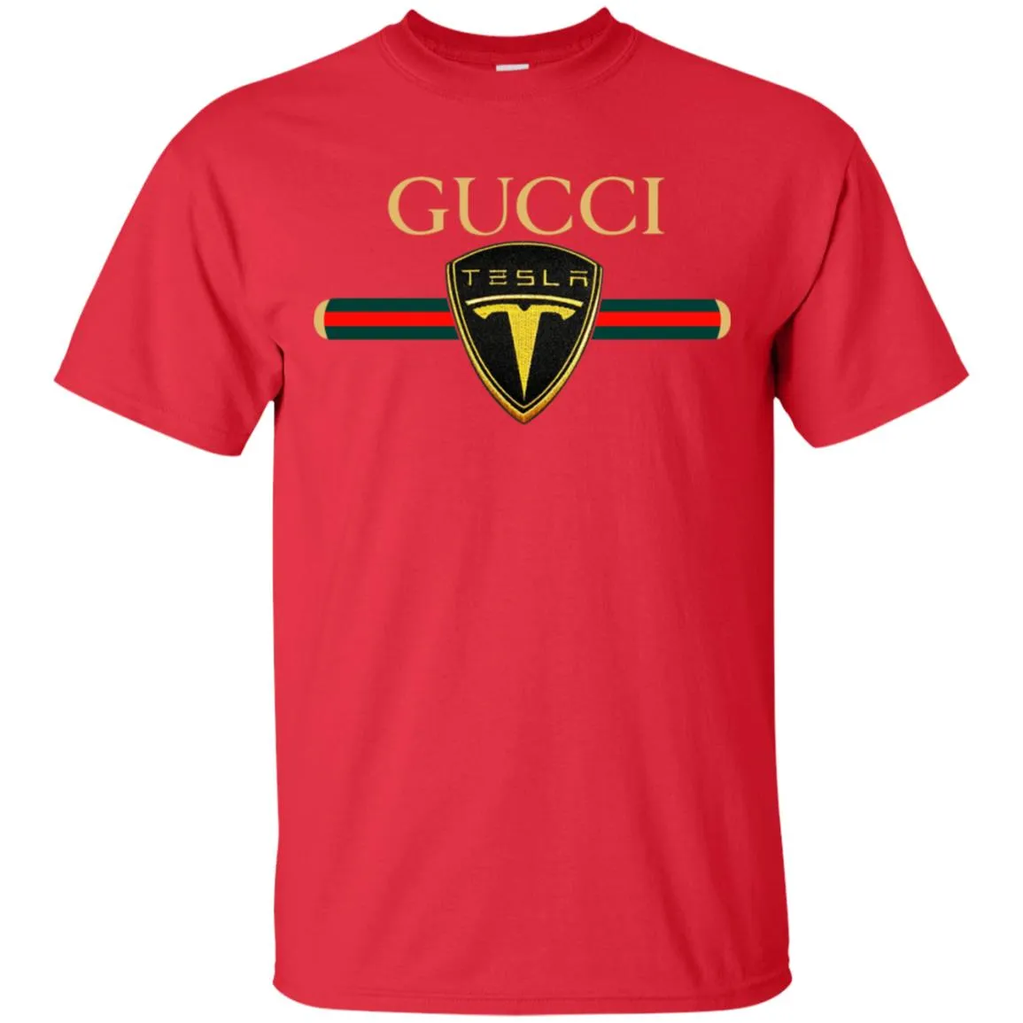 Gucci Tesla T-shirt Men Cotton T-Shirt