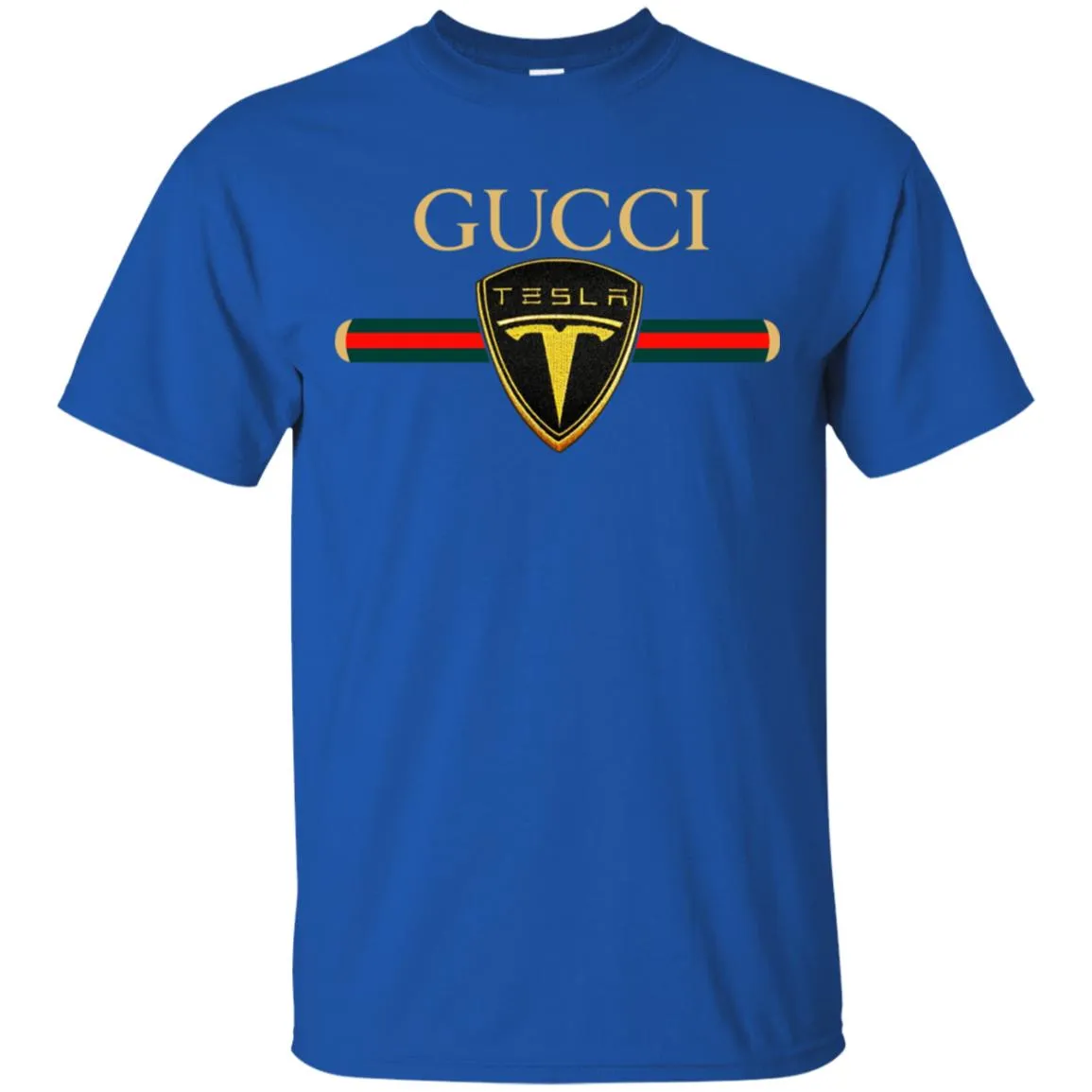 Gucci Tesla T-shirt Men Cotton T-Shirt