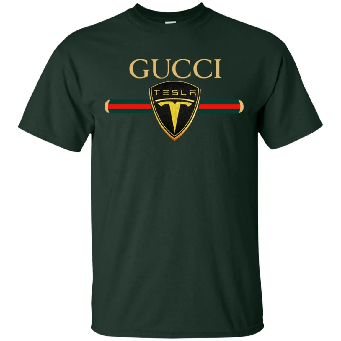 Gucci Tesla T-shirt Men Cotton T-Shirt