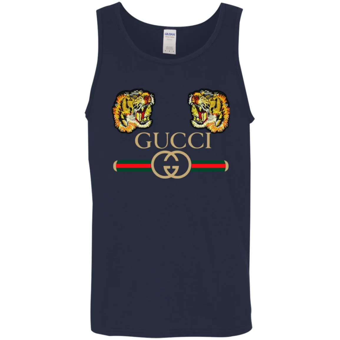 Gucci Tiger Love T-shirt Men Cotton Tank