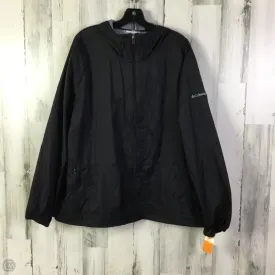 Jacket Windbreaker By Columbia In Black, Size: 3x