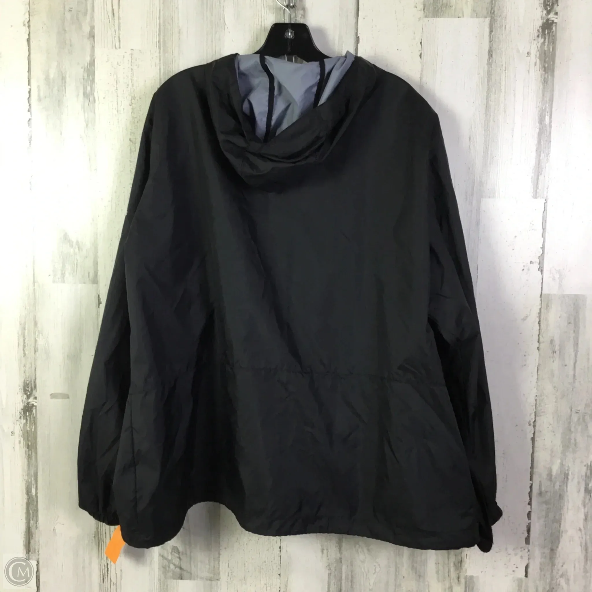 Jacket Windbreaker By Columbia In Black, Size: 3x