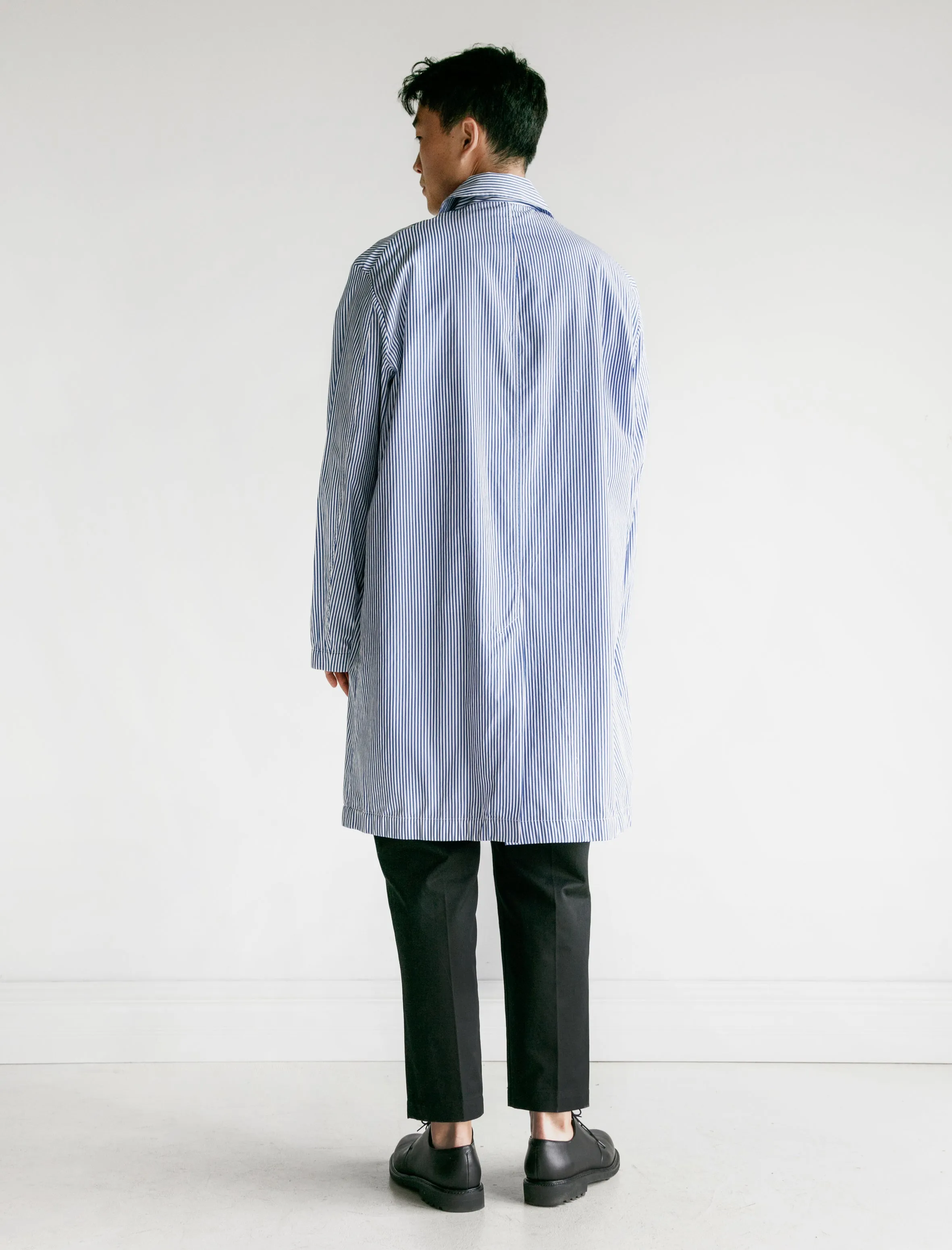 Mac Coat Blue Stripe