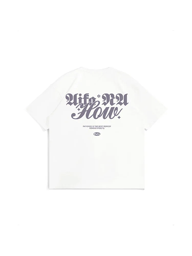 Men'S Back Print Loose T-Shirts
