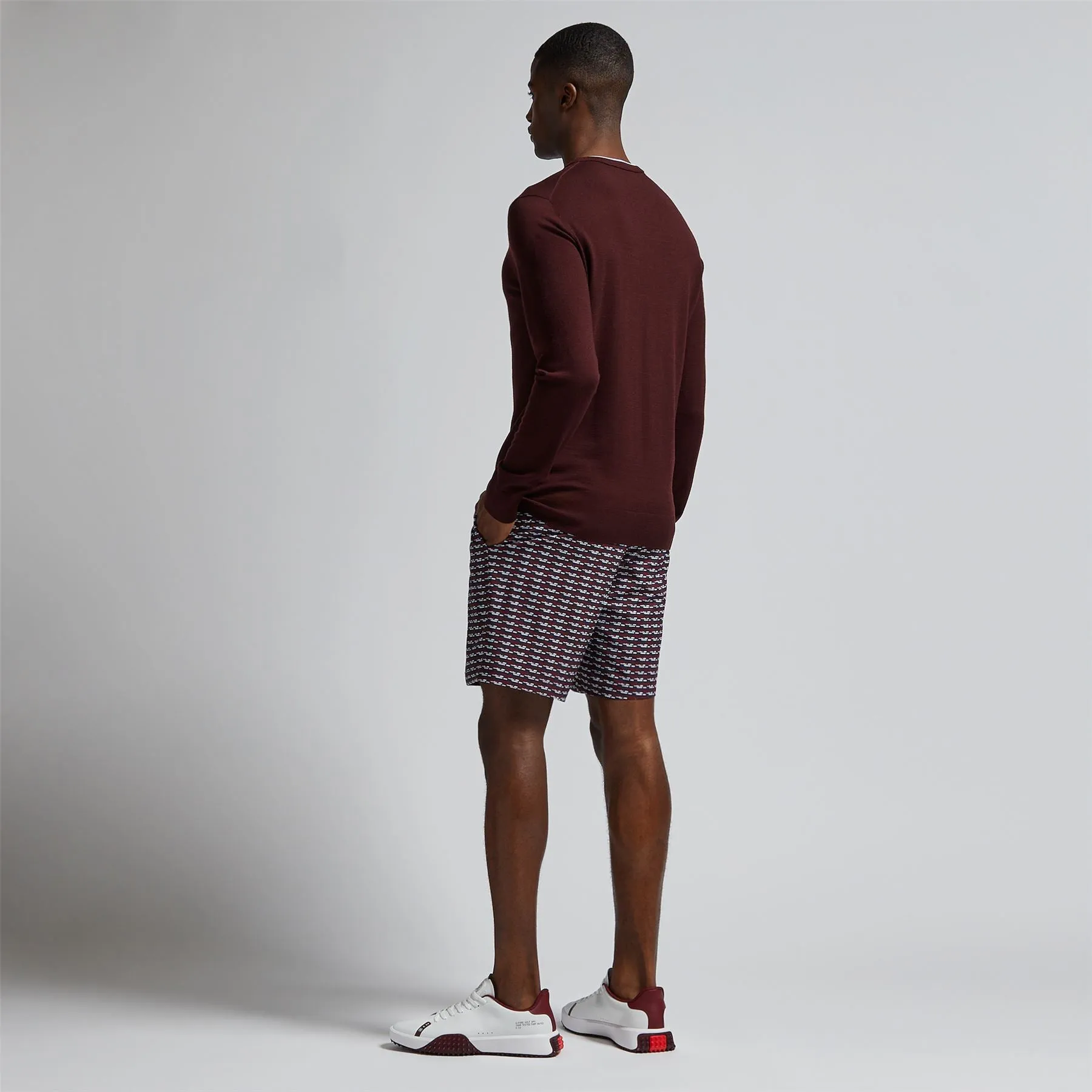 Merino Wool Crew Neck Sweater Port - AW24