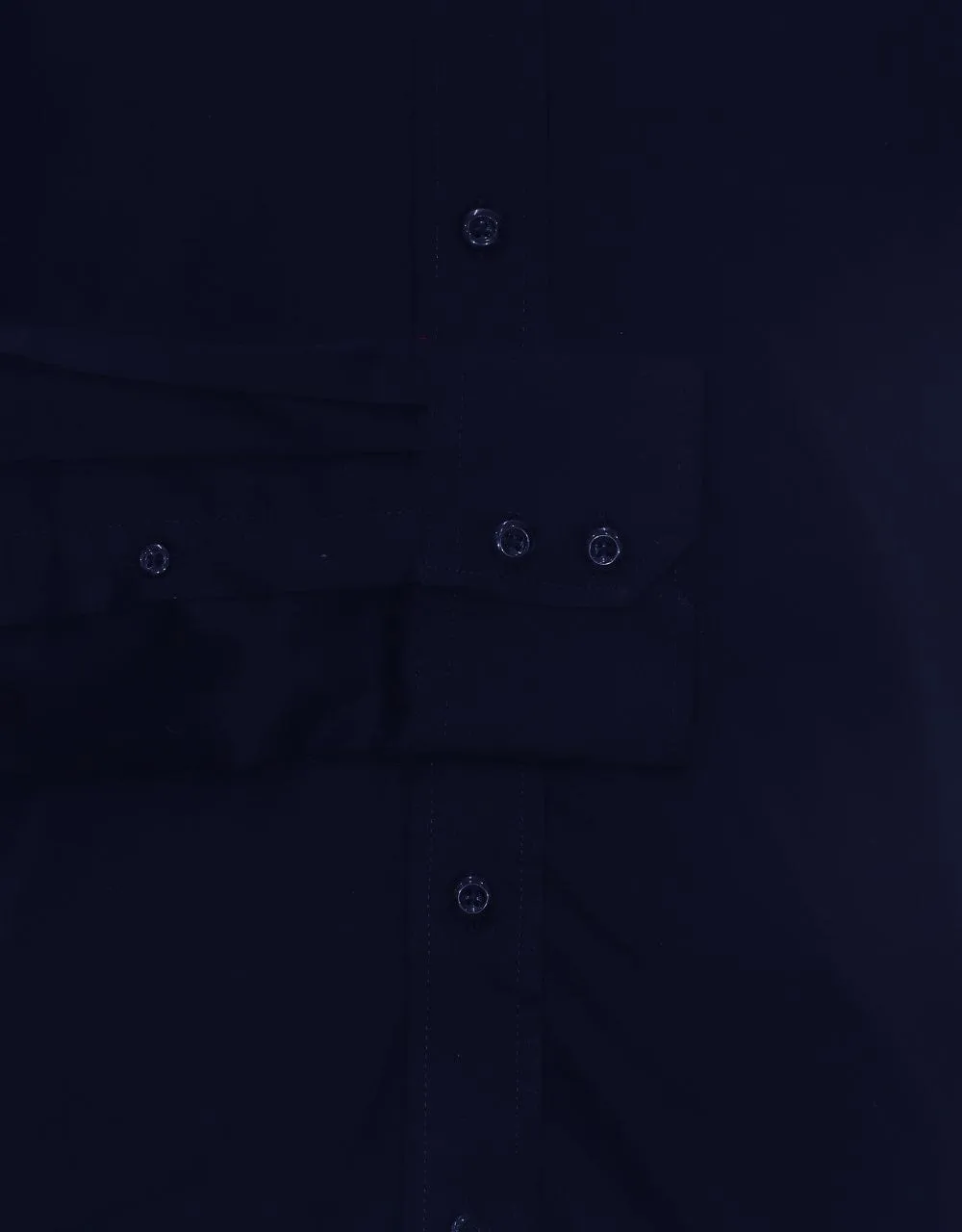 Navy Blue Button Down Collar Shirt