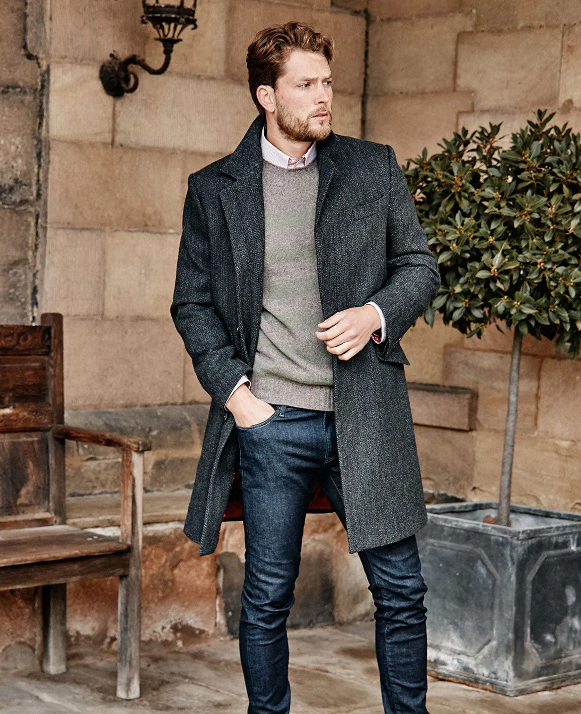 Newmarket Men's Wool Coat