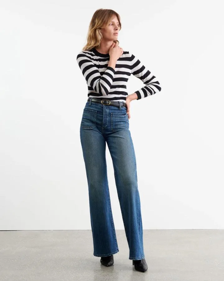 Nili Lotan Meir Stripe Sweater