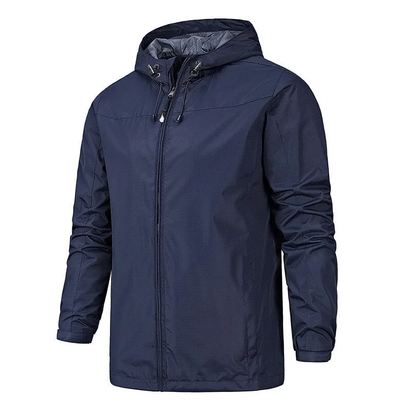 Outdoor  thin windbreaker waterproof stormsuit