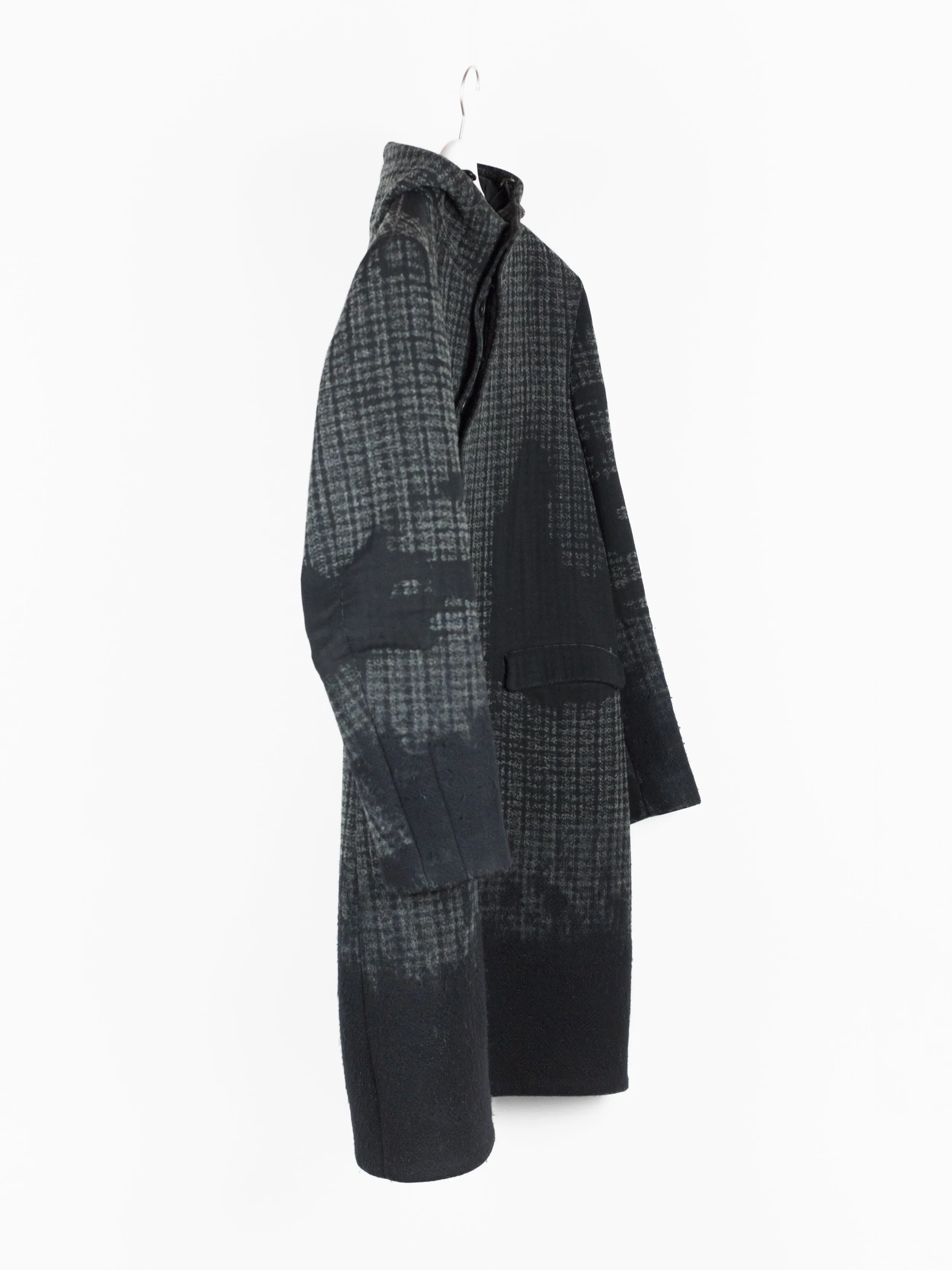Prada Tufted Wool Hooded Coat