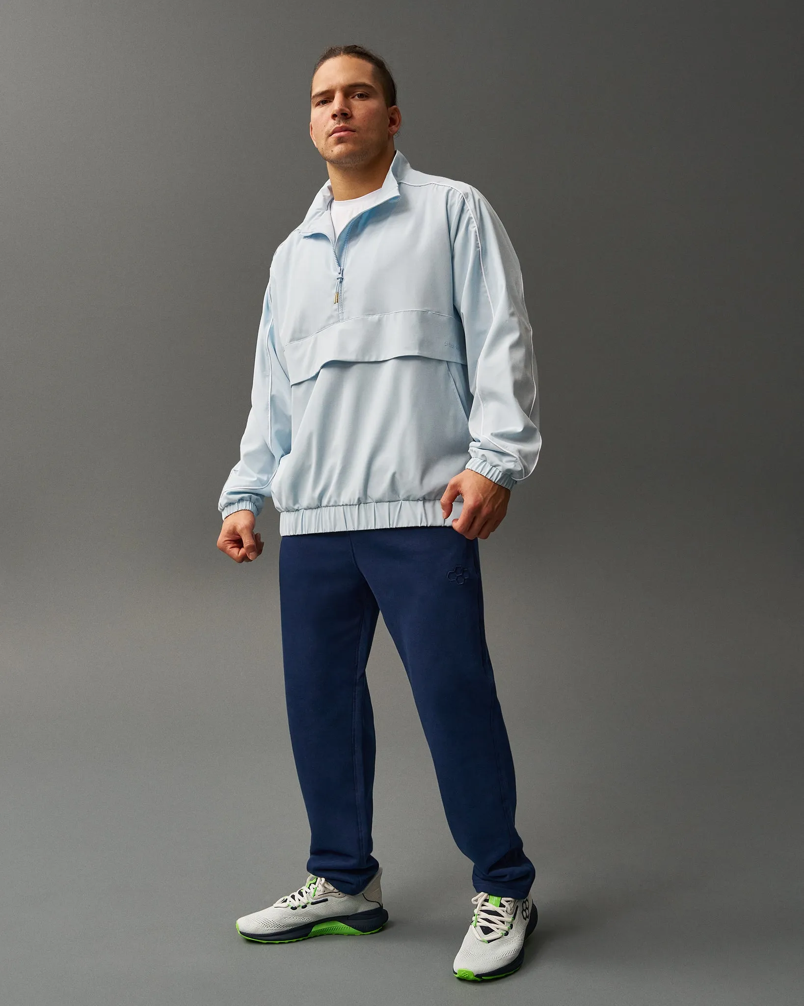 RUDIS 1/4 Zip Windbreaker - Ice