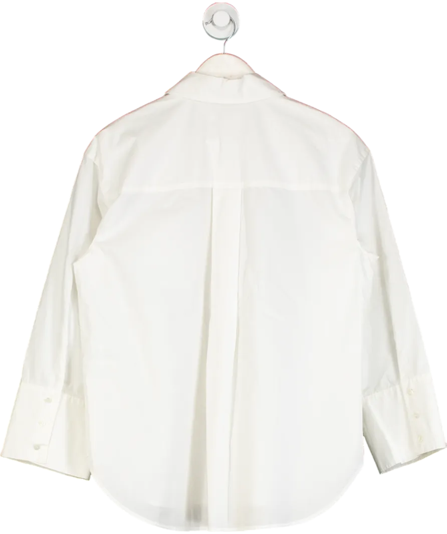 Sezane Cream Bilma Shirt  Ecru UK 8
