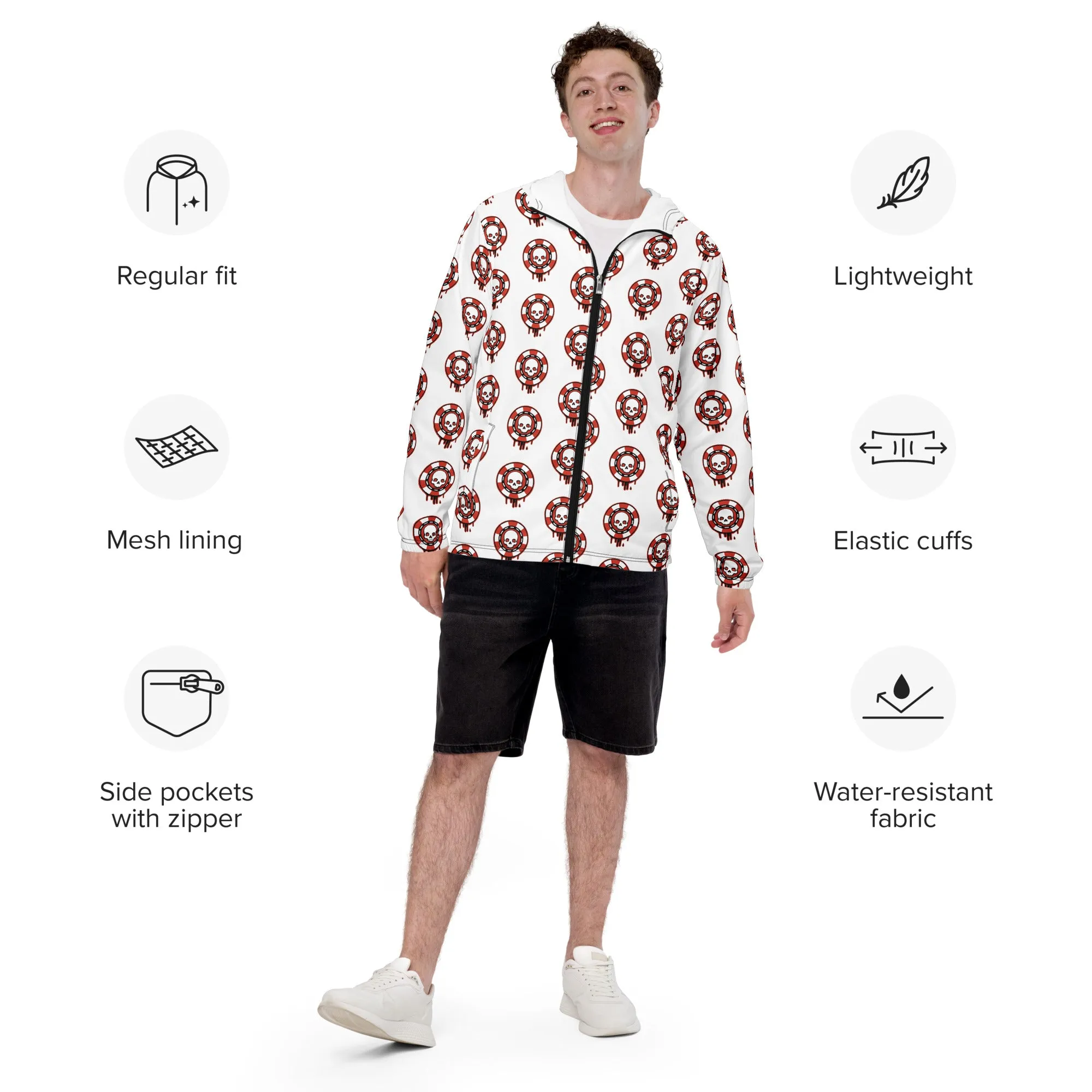 Skull Flat - Men’s windbreaker