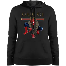 Spider Man Gucci Funny  Trend T- Shirt Women Hooded Sweatshirt